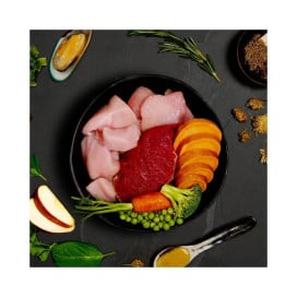 Canagan Lata de Pollo y Ternera Festín para Perros Cachorros Comida húmeda para Perros Patitas&co