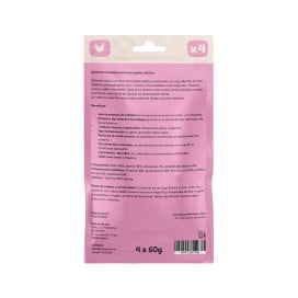 Pack Mixto 12 Lickies Milo y Lola con Atún, Pollo y Salmón Packs para gatos Patitas&co