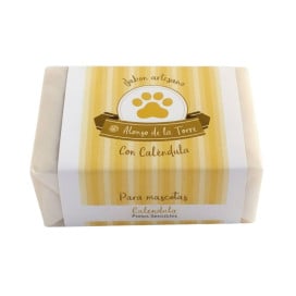 Jabón Natural con Caléndula para Pieles Sensibles de Perros y Gatos Patitas&co Patitas&co