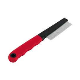 Ferplast Peine con Mango GRO 5856 Cosmética Natural y Peluquería Perros Patitas&co