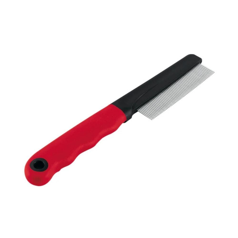 Ferplast Peine con Mango GRO 5856 Cosmética Natural y Peluquería Perros Patitas&co