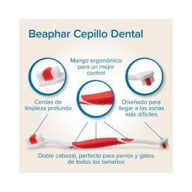 Beaphar Cepillo Dental para Perros y Gatos Patitas&co Patitas&co