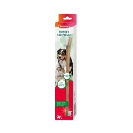 Beaphar Cepillo Dental de Bambú para Perros y Gatos