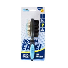 Pet Sana Cepillo de Doble Cara Cosmética Natural y Peluquería Perros Patitas&co