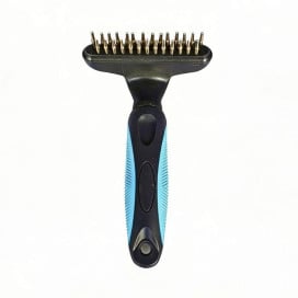 Pet Sana Rastrillo de Púas Giratorias para Perros y Gatos