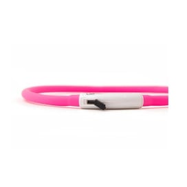Great&Small Collar de Led Rosa Recargable Accesorios de Paseo para Perro Patitas&co