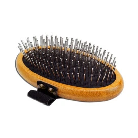 Great&Small Cepillo de Mano de Bambú para Perros y Gatos Accesorios de Peluquería para Perros Patitas&co