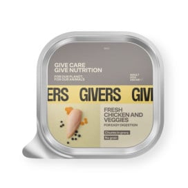 Givers Tarrina con Trocitos en Salsa de Pollo y Vegetales para Perro Patitas&co Patitas&co
