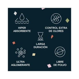 Blutive Arena Aglomerante de Bentonita con Aloe Vera Patitas&co Patitas&co