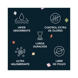 Blutive Arena Aglomerante de Bentonita con Carbón Activado Patitas&co Patitas&co