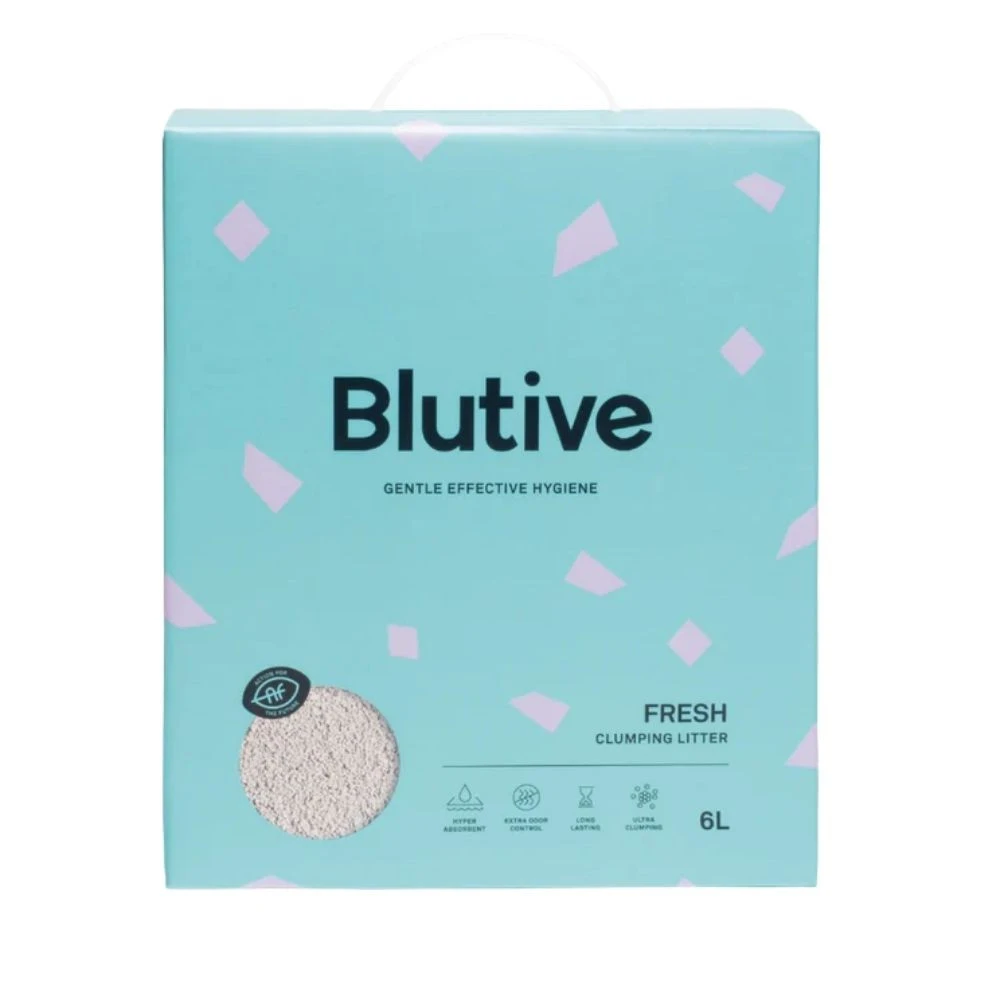 Blutive Arena Aglomerante de Bentonita Aroma Fresh Arena para gatos Patitas&co