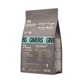 Givers Pienso de Salmón y Pescado Blanco para Perro Pienso para Perros Patitas&co