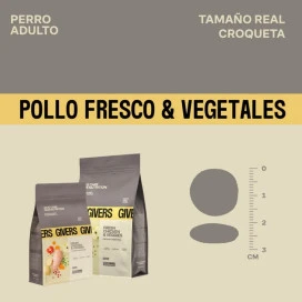 Givers Pienso de Pollo con Vegetales para Perro Patitas&co Patitas&co