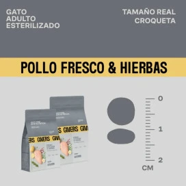 Givers Pienso de Pollo y Vegetales para Gato Patitas&co Patitas&co