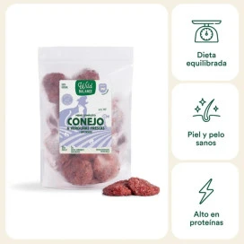 Wild Balance Dieta BARF de Conejo para Gatos Dieta BARF Gatos Patitas&co