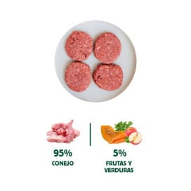 Wild Balance Dieta BARF de Conejo para Gatos Dieta BARF Gatos Patitas&co