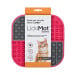 Comedero Antivoracidad LickiMat Slomo Rojo para Gato