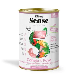 Dibaq Sense Lata Conejo y Pavo para Perro Patitas&co Patitas&co