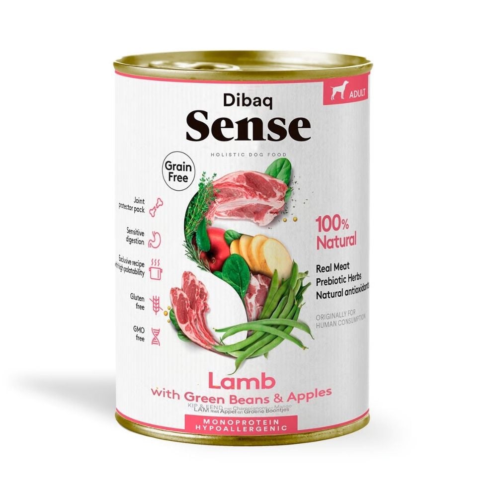 Dibaq Sense Lata de Cordero para Perros