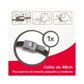 Canishield Collar Antiparasitario para Perros Pequeños y Medianos (1 ud) Antiparasitarios y Repelentes para perros Patitas&co