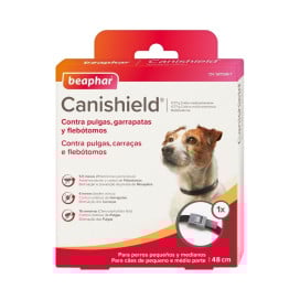 Canishield Collar Antiparasitario para Perros Pequeños y Medianos (1 ud) Antiparasitarios y Repelentes para perros Patitas&co