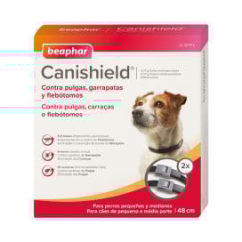 Canishield Collar Antiparasitario para Perros Pequeños y Medianos (2 uds) Antiparasitarios y Repelentes para perros Patitas&co