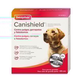 Canishield Collar Antiparasitario para Perros Grandes (2 uds) Antiparasitarios y Repelentes para perros Patitas&co