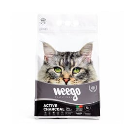 Weego Arena Aglomerante de Bentonita con Carbón Activado Arena para gatos Patitas&co