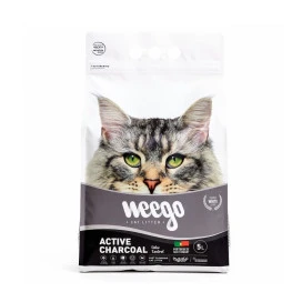 Weego Arena Aglomerante de Bentonita con Carbón Activado Arena para gatos Patitas&co
