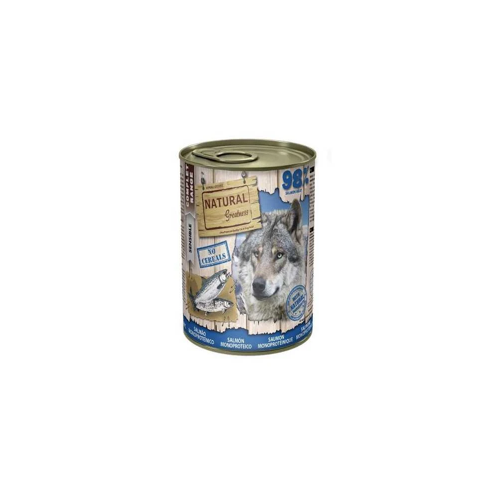 Natural Greatness Monoproteico Salmon (400g) Perros Comida húmeda para Perros Patitas&co