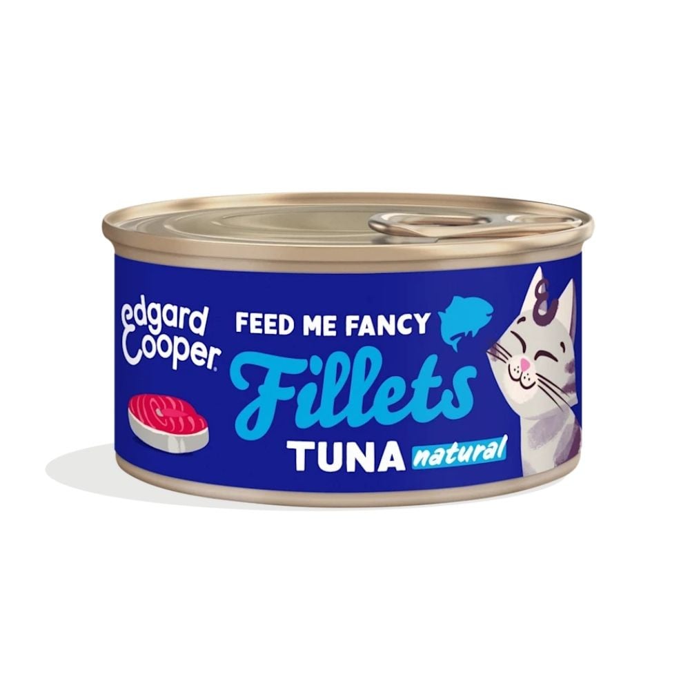 Edgard and Cooper Lata de Filetes de Atún para Gato Patitas&co Patitas&co