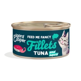 Edgard and Cooper Lata de Filetes de Atún y Calamar para Gato Patitas&co Patitas&co