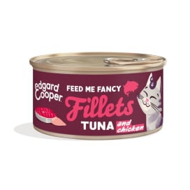 Edgard and Cooper Lata de Filetes de Atún y Pollo para Gato Patitas&co Patitas&co