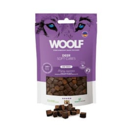 Woolf Cubitos de Ciervo Semihúmedo para Perros Snacks Saludables para Perros Patitas&co