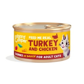 Edgard and Cooper Lata de Pavo y Pollo en Salsa para Gato Patitas&co Patitas&co
