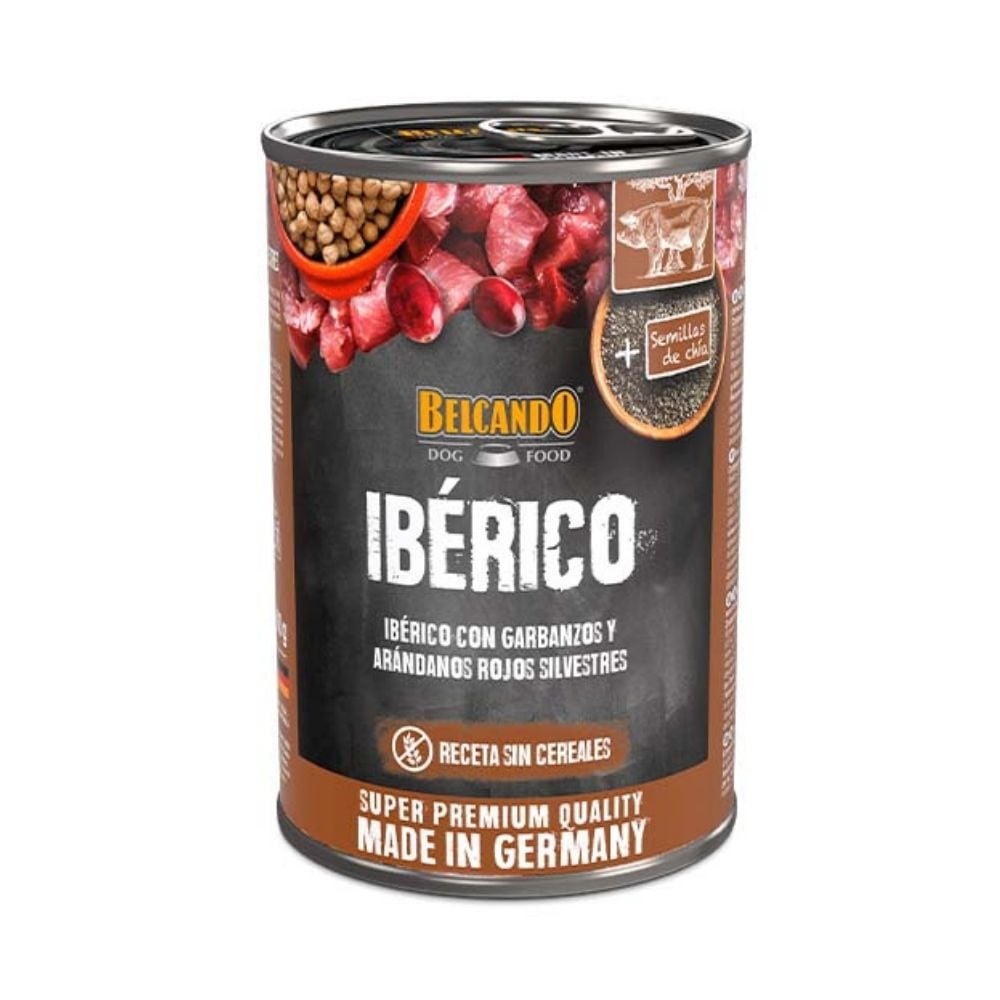 Belcando Lata de Ibérico con Garbanzos y Arándanos para Perro Patitas&co Patitas&co