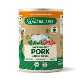 Wild Balance Lata de Cerdo Comida Húmeda Cocinada para Perro Patitas&co Patitas&co