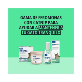 Zenifel Gel Difusor Calmante para Gato Feromonas y Relajantes para Gatos Patitas&co