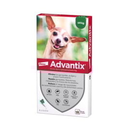 Advantix Pipeta Antiparasitaria para Perros hasta 4 kg (4 uds) Antiparasitarios y Repelentes para perros Patitas&co
