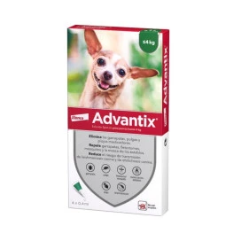 Advantix Pipeta Antiparasitaria para Perros hasta 4 kg (4 uds)