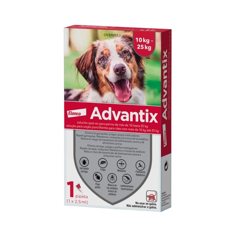 Advantix Pipeta (10 - 25 kg)