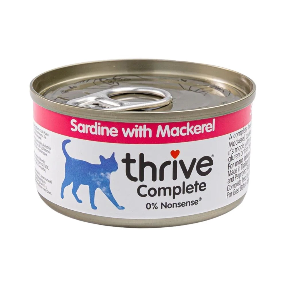 Thrive Lata de Sardina y Caballa para Gato Patitas&co Patitas&co