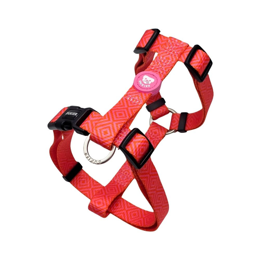 Dukier Kaleido Pink Grid Arnés Clásico para Perro Patitas&co Patitas&co