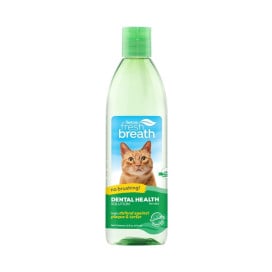 TropiClean Fresh Breath Solución Bucal para Gato Higiene dental, ojos y oídos gatos Patitas&co