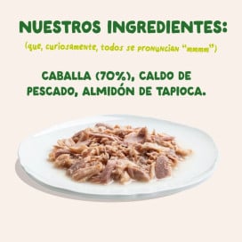 Edgard and Cooper Lata de Filetes de Caballa para Gato Patitas&co Patitas&co