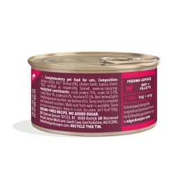 Edgard and Cooper Lata de Pollo con Gambas para Gato Comida húmeda para gatos Patitas&co