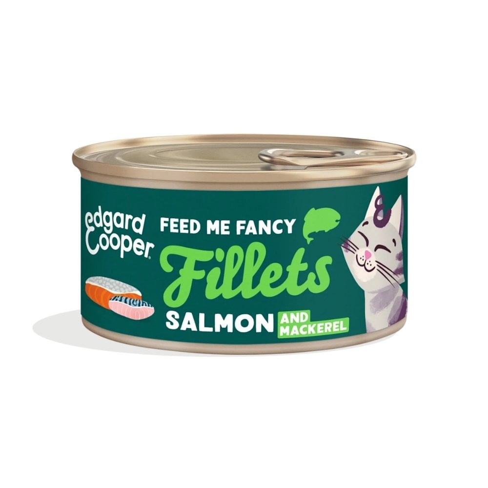 Edgard and Cooper Lata de Filetes de Salmón y Caballa para Gato Patitas&co Patitas&co