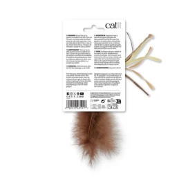 Catit Juguete Dos Peces con Rafia y Cola de Plumas para Gato Juguetes para gatos Patitas&co