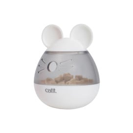 Catit PIXI Dispensador de Snacks con Forma de Ratón para Gato Juguetes para gatos Patitas&co