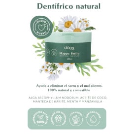 Doog Life Dentífrico Natural para Perros y Gatos Higiene dental perros Patitas&co